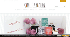 Desktop Screenshot of canelle-papillon.com